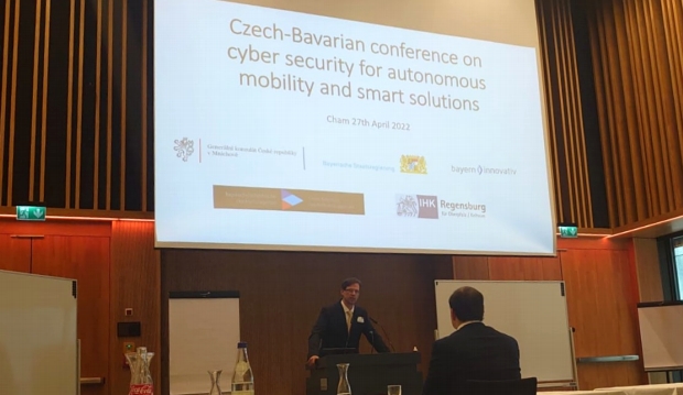 Novicom na Česko-bavorské konferenci, Cham, duben 2022